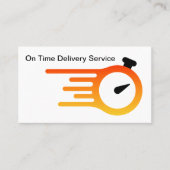 Cartes de visite pour services de messagerie de li (Devant)