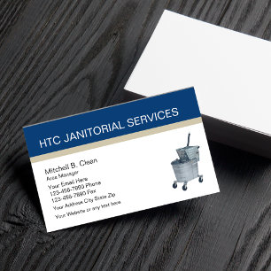 Cartes de visite pour services de nettoyage