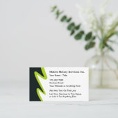 Cartes de visite pour services de notaire mobile m (Debout devant)