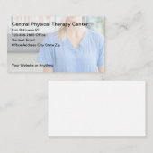Cartes de visite pour services de physiothérapie m (Devant / Derrière)