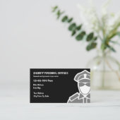Cartes de visite pour services de sécurité (Debout devant)