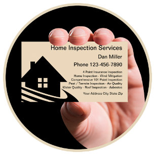 Cartes de visite pour services d'inspection de mai