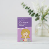 Cartes de visite pour soignant mignonnes (Debout devant)