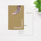 Cartes de visite pour soins des pieds (Bureau)