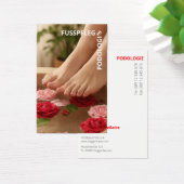 Cartes de visite pour soins des pieds (Bureau)
