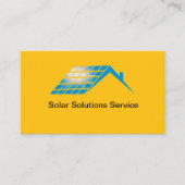 Cartes de visite pour solutions de maison solaires (Devant)