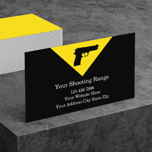 Cartes de visite pour stand de tir