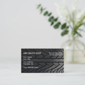 Cartes de visite pour station-service (Debout devant)