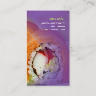 Cartes de visite pour sushi PixDezines