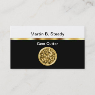 Cartes de visite pour tailleur de pierres précieus