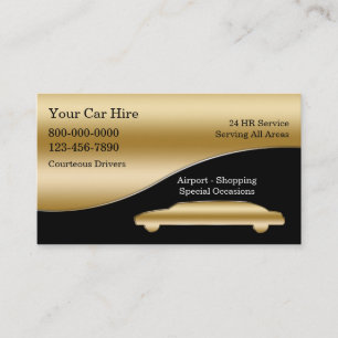 Cartes de visite pour taxi