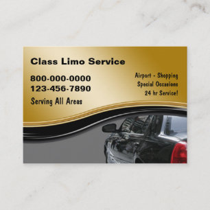 Cartes de visite pour taxi