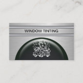 Cartes de visite pour teinturier de vitres automob (Devant)