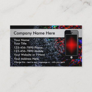 Cartes de visite pour téléphone mobile