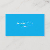 Cartes de visite pour titres professionnels (Dos)