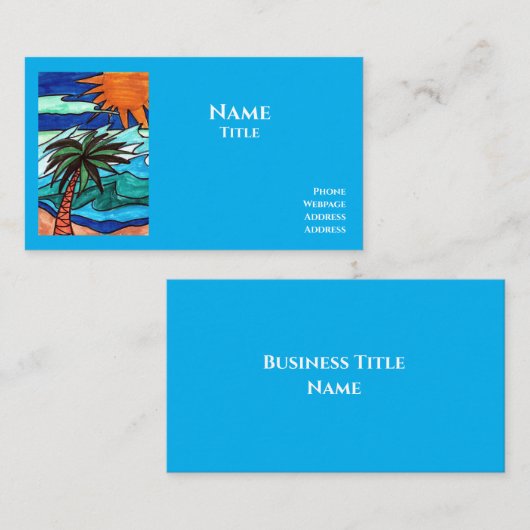 Cartes de visite pour titres professionnels (Devant / Derrière)