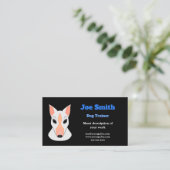 Cartes de visite pour un chien-coach (Debout devant)