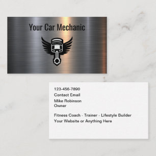 Cartes de visite pour un mécanicien automobile mod
