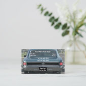 Cartes de visite pour voitures classiques (Debout devant)