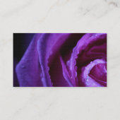 cartes de visite pourpres de fleur (Dos)