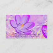 Cartes de visite pourpres de relief d'auteur de (Dos)