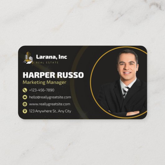 Cartes de visite Premium" (Dos)