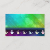 Cartes de visite préscolaires (Dos)