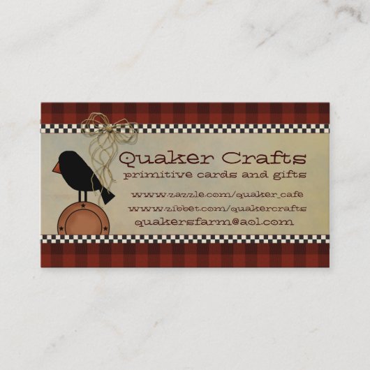 Cartes de visite primitifs (Devant)