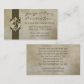 Cartes de visite primitifs de regard de corneilles (Devant / Derrière)