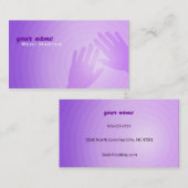 Cartes de visite principaux de Reiki (Devant / Derrière)