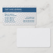 Cartes de visite privés de prêt (Devant / Derrière)