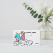 Cartes de visite privés de tuteur (Debout devant)