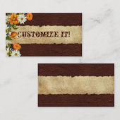 Cartes de visite professionnelle de visite (Devant / Derrière)