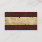 Cartes de visite professionnelle de visite (Dos)