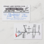 cartes de visite professionnelle de visite (Devant / Derrière)