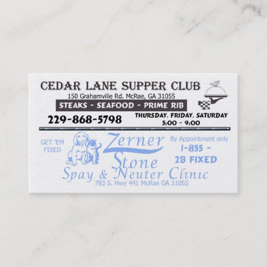 cartes de visite professionnelle de visite (Devant)