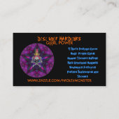 Cartes de visite professionnelle de visite (Dos)