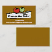 Cartes de visite professionnelle de visite à cuire (Devant / Derrière)