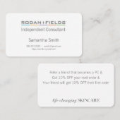 Cartes de visite professionnelle de visite avec le (Devant / Derrière)