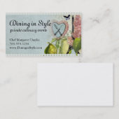 Cartes de visite professionnelle de visite chics (Devant / Derrière)