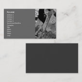 cartes de visite professionnelle de visite de (Devant / Derrière)