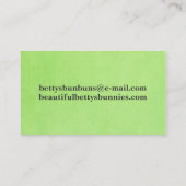 Cartes de visite professionnelle de visite de la (Dos)