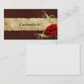 Cartes de visite professionnelle de visite en (Devant / Derrière)