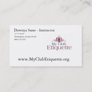 Cartes de visite professionnelle de visite mon