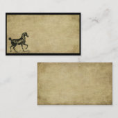 Cartes de visite professionnelle de visite tirées (Devant / Derrière)