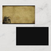 Cartes de visite professionnelle de visite tirées (Devant / Derrière)