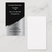 Cartes de visite professionnelles au format vertic (Devant / Derrière)