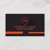 Cartes de visite professionnelles avec logo d'entr (Devant)