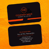 Cartes de visite professionnelles avec logo d'entr