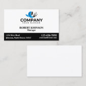 Cartes de visite professionnelles avec votre logo (Devant / Derrière)
